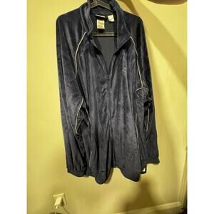 Reebok RBK Full-Zip Velour Track Jacket Navy Blue 3XL – New w/ Tag Vintage